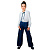 Брюки школьные для девочки Deloras K64290B синие